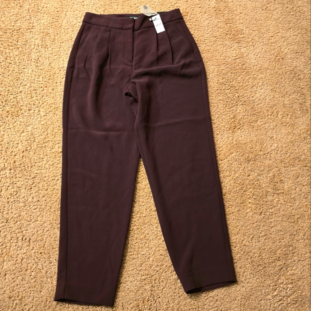 Plum women's size 6R pleated dress pants